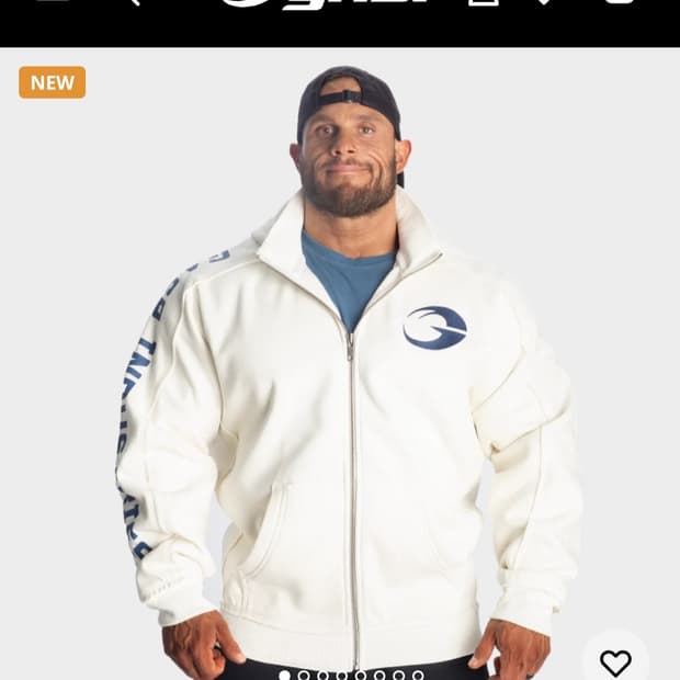 Gasp 후드집업(화이트) 2XL