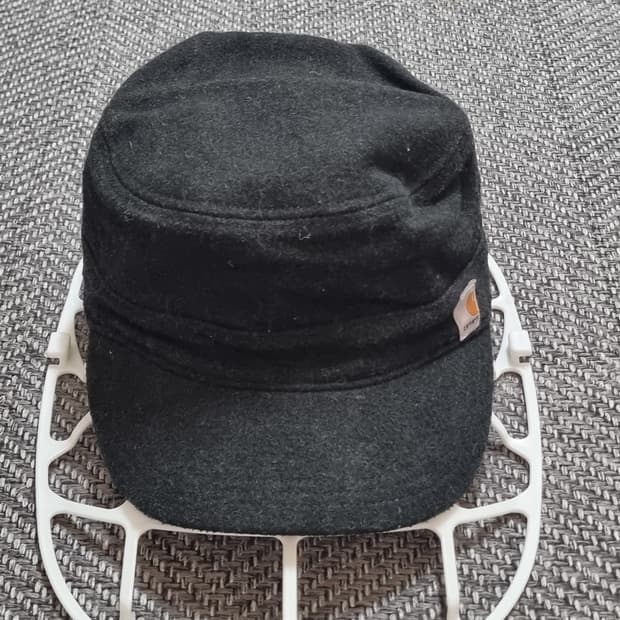 Carhartt — 블랙 울 워크캡