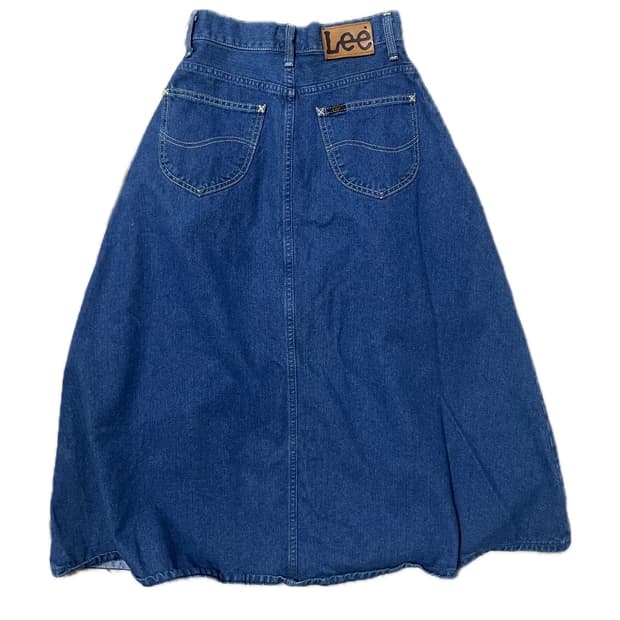 W) Lee vintage denim long skirt