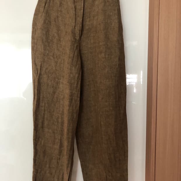 마시모두띠 린넨100 팬츠 바지 슬랙스 올드머니룩 출근룩 휴가룩 여행룩