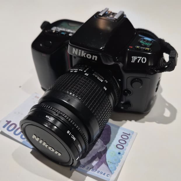 작례O 하이엔드 니콘 f70 + 니콜 28-80mm 필름카메라 빈티지 필