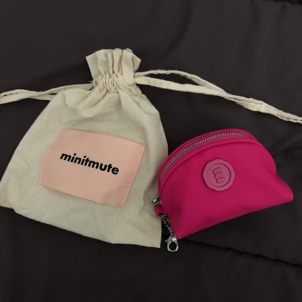 미닛뮤트 clo pouch keyring - toni pink