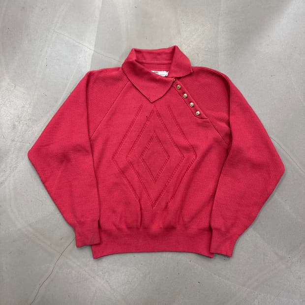 발렌시아가 언발란스 카라 니트 M