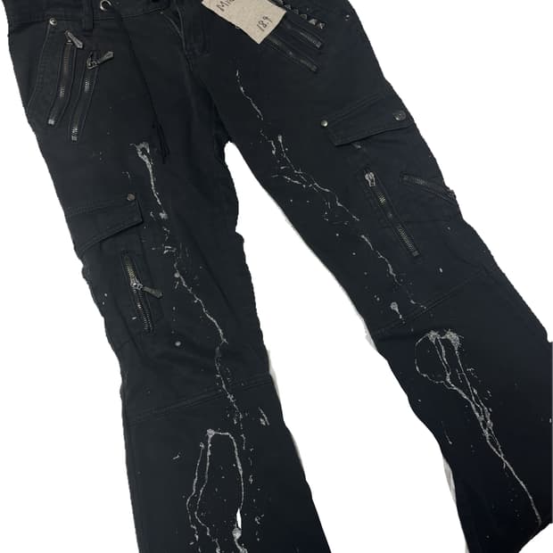 미다스 Midas 세미 부츠컷 카고팬츠