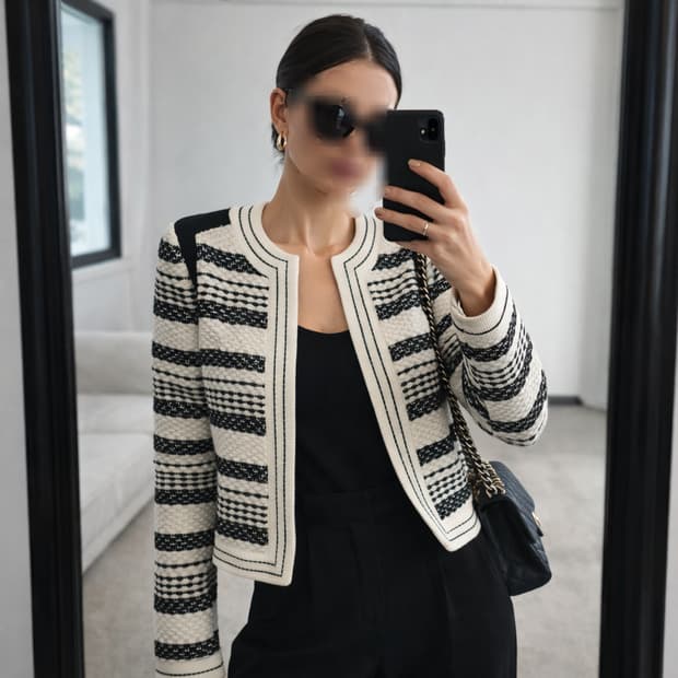 로엠Roem 트위드 자켓_무료배송