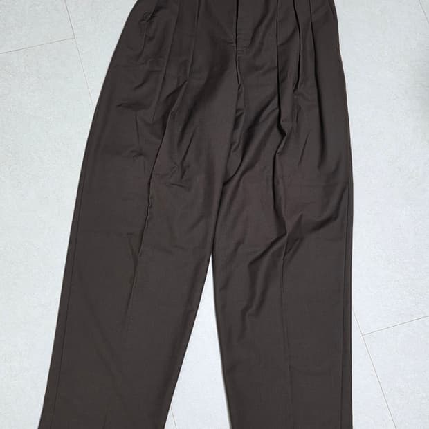 뉴치프시크 브라운 와이드 슬랙스