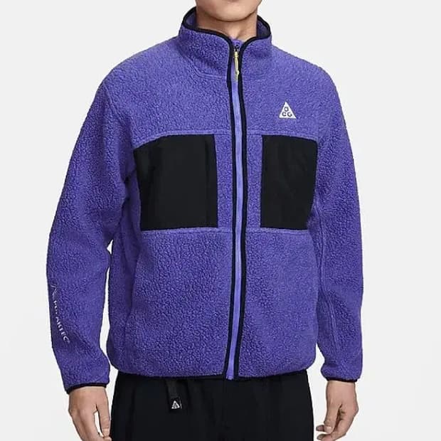 나이키 acg 악틱울프 후리스 페르시안바이올렛 S