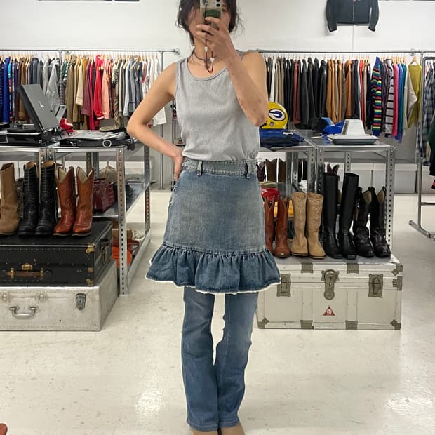 MIU MIU denim skirt