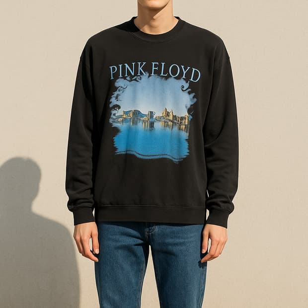 소버(Sober) 'Pink Fluid' 롱슬리브 티셔츠_XL