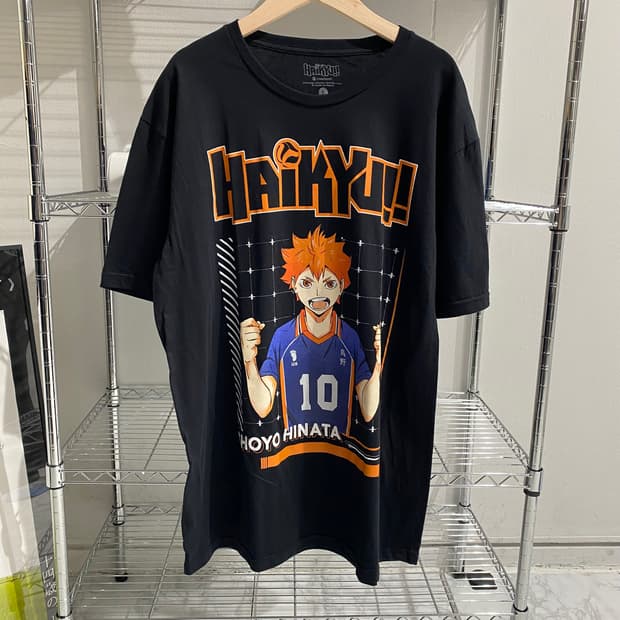 하이큐 히나타 오피셜 애니메이션 티셔츠