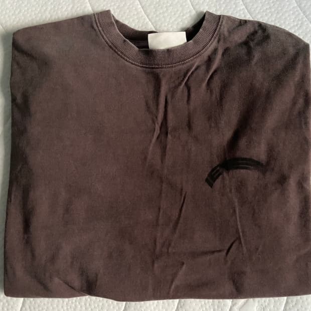 IEY 버건디 오버핏 롱슬리브