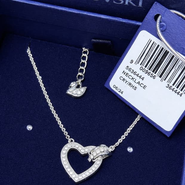 스와로브스키 정품 하트 목걸이