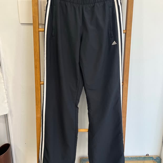 [아디다스] 삼선 나일론 트랙 팬츠 (블랙)