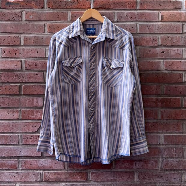 랭글러 Wrangler 멀티 스트라이프 웨스턴 셔츠