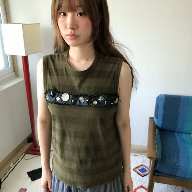 comme des garcons tricot, sleeveless