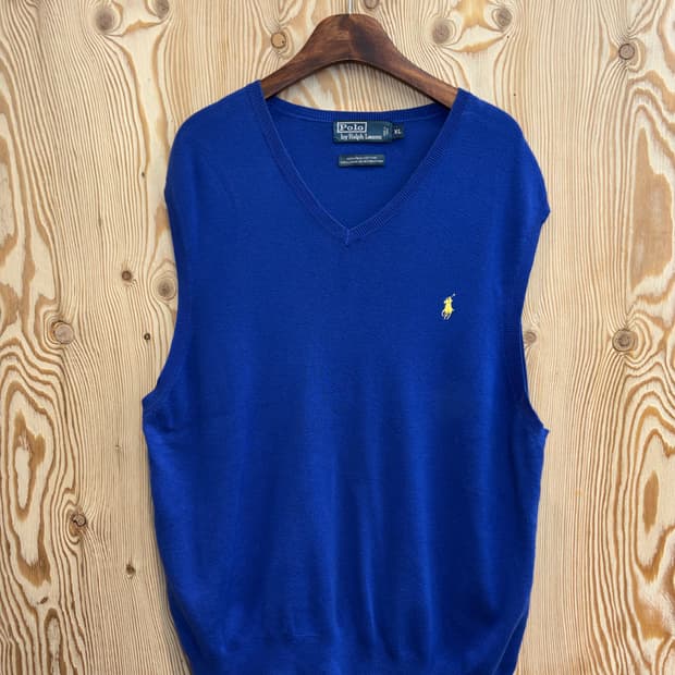 폴로 랄프로렌 코튼 니트 베스트
