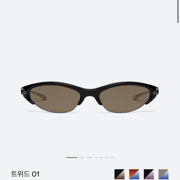 젠틀몬스터 트위드 01 블랙/브라운