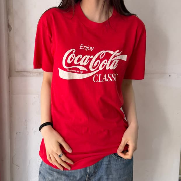 80‘s MADE IN USA 🇺🇸 코카콜라 반팔