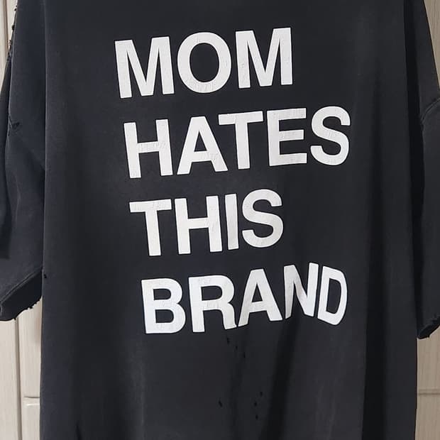 홈리스 맘 헤이트 디스 브랜드 반팔 티셔츠