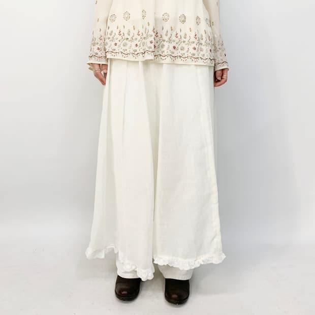 빈티지 레이어드 프릴 스커트