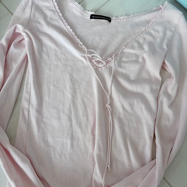 브랜디멜빌 티 핑크 스트링