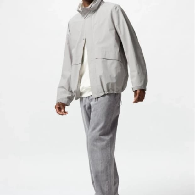 남여공용 오버핏 야상 간절기 바람막이 자켓 (방금받은 새거)