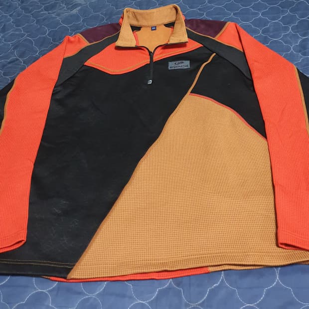 아이더 아웃도어 반짚업 기능성 기모 져지 (XL)