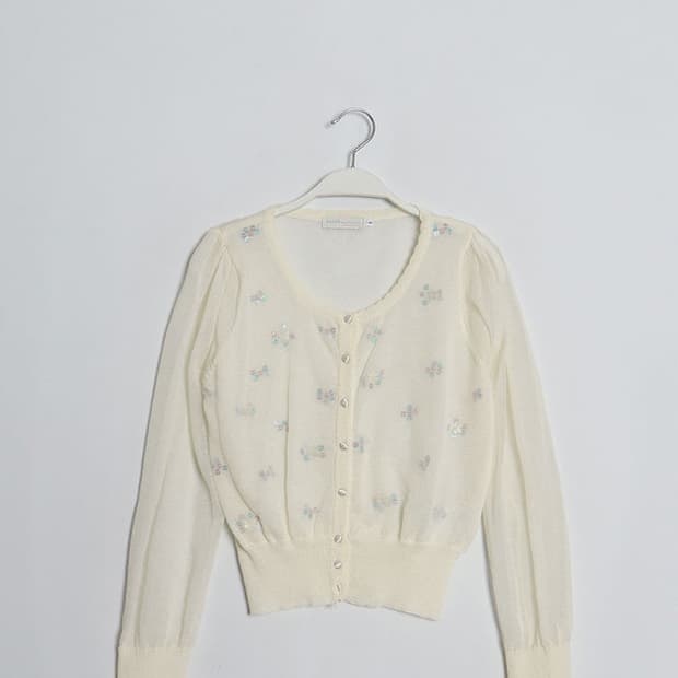 earth nusic&ecology Seethrough Cardigan