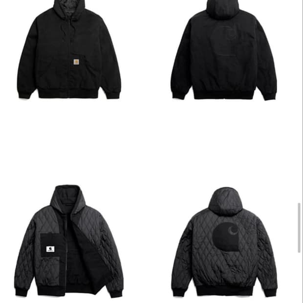 칼하트 WIP 웍스아웃 10주년 콜라보 액티브 자켓 XL