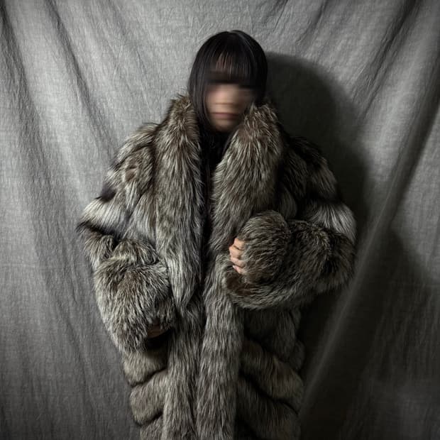 사가폭스 퍼 코트