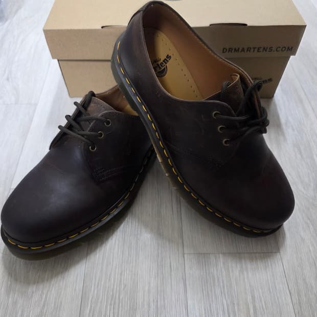 닥터마틴 1461 크레이지 호스 다크브라운 UK7사이즈