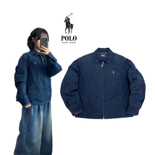 폴로 포니 코튼 스윙톱 자켓