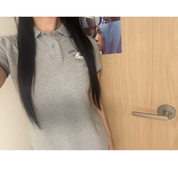 바이크 프린트 카라 반팔티