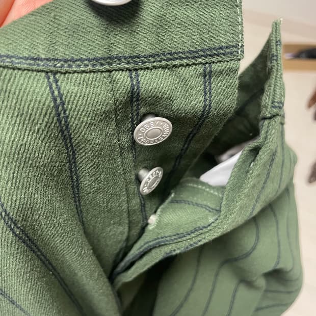 오베이 스트라이프 데님 새상품