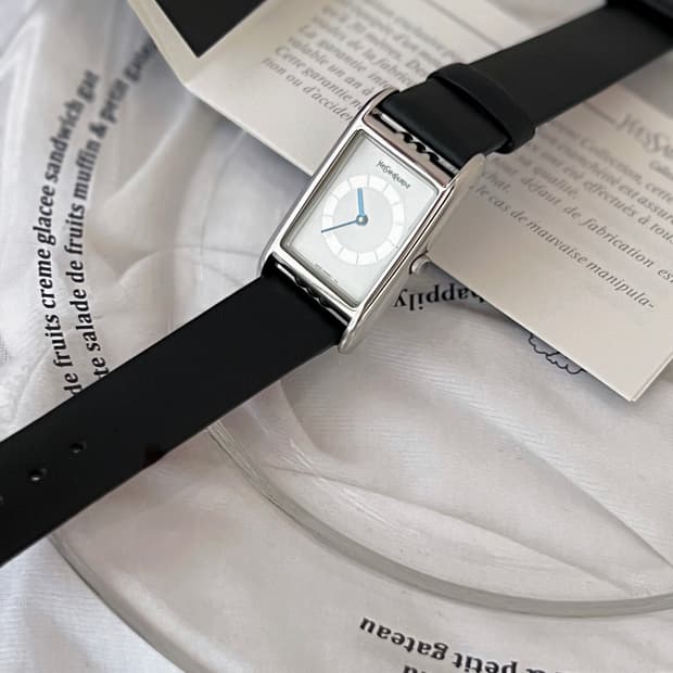 생로랑 렉탱글 시계 (남여공용) / 정품감정, 케어