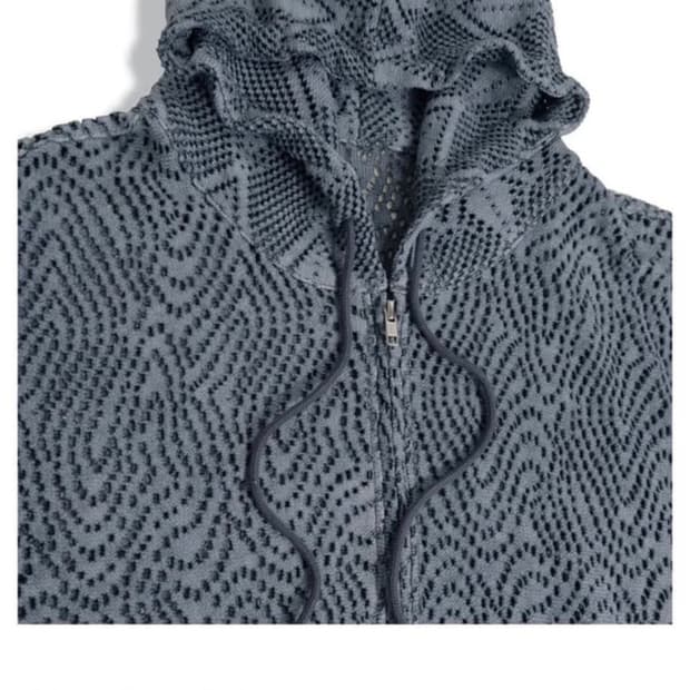 엑슬림 후드집업 블루