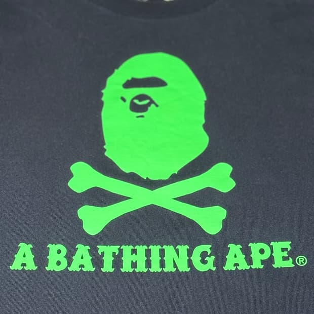 Bape College tee T-shirt Green