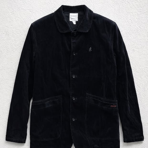 Gramicci 코듀로이 자켓 블랙 L