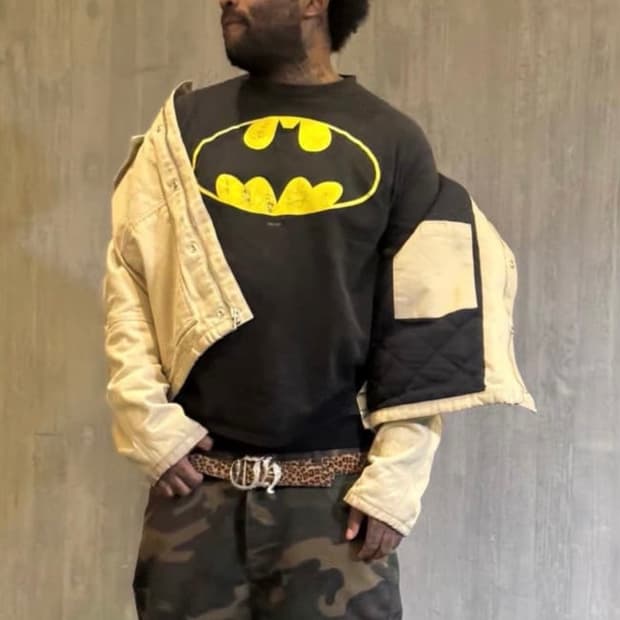 스투시 younglord 유틸리티 워크 자켓 m