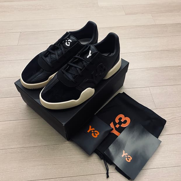 Y-3 Yohji 요지 야마모토 아디다스 블랙 컨버스 스니커즈