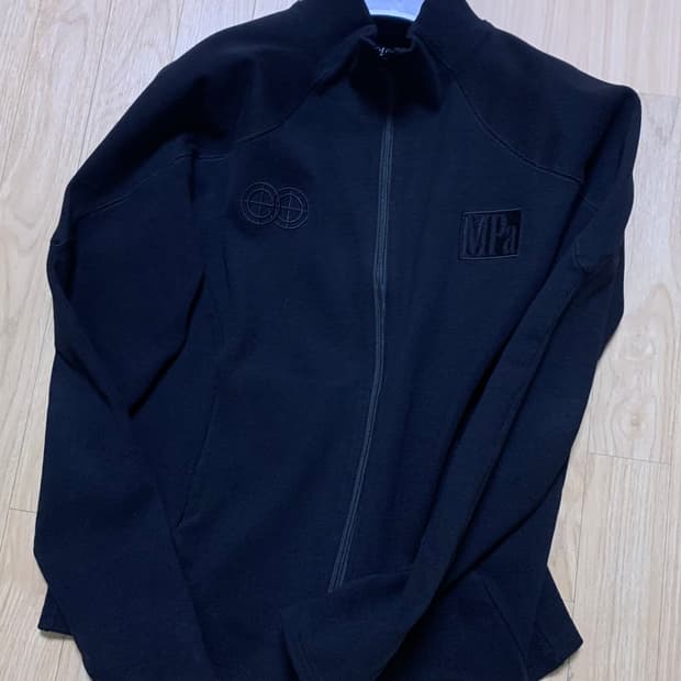 Mpa RIBBED ZIP JAKET (블랙) m / 교환O