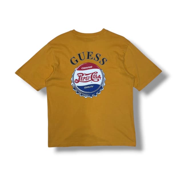 게스 x 펩시 머스타드 티셔츠 (M) 