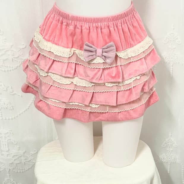 Handmade ribbon skirt 히메갸루 히메카지