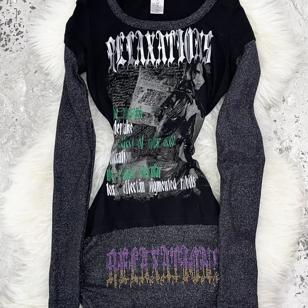 펑크 레이어드 셔링 원피스