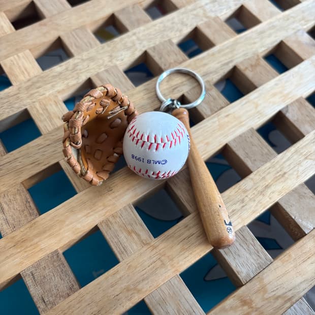 미국 MLB 베이스볼 키링 세트