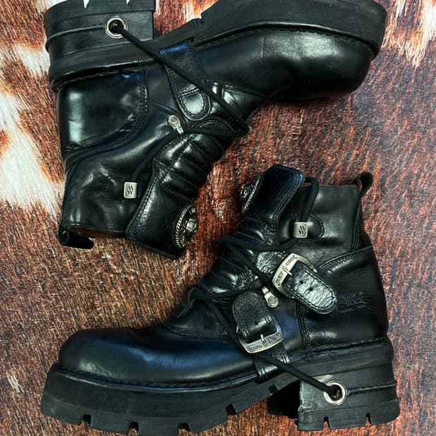 [265] 뉴락(New Rock) 빈티지 메탈릭 워커