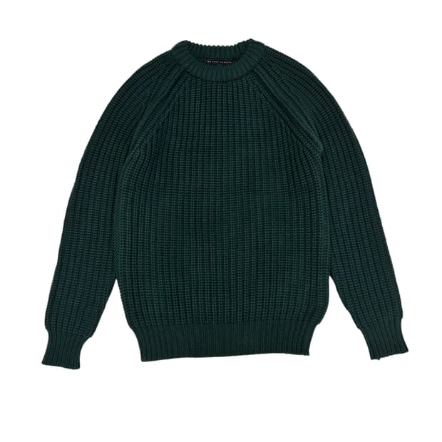 더니트컴퍼니 울 와플 크루넥 니트