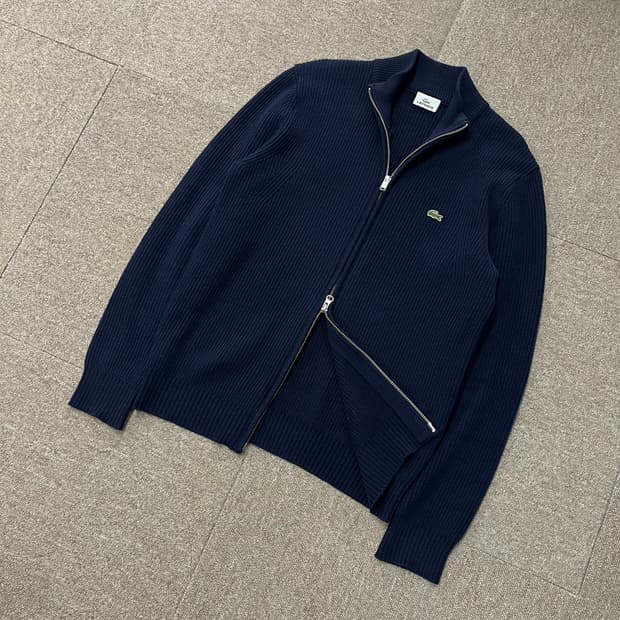  라코스테 투웨이 니트집업