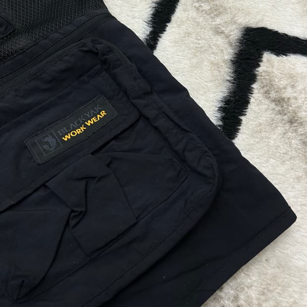[XL]블랙야크 워크웨어 망사 베스트/블랙