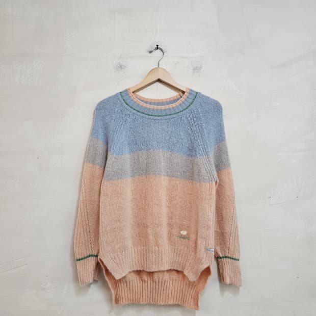 [THURSDAY ISLAND] 써스데이아일랜드 배색 니트